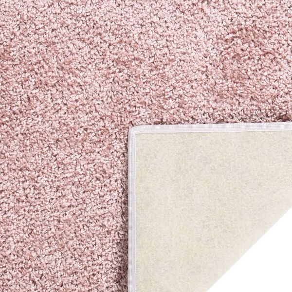 vidaXL Soft Pile Rug Anti-slip 115x170 cm Pink