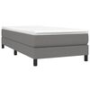 vidaXL Box Spring Bed Frame Dark Grey Single Fabric (UK/IE/FI/NO only)