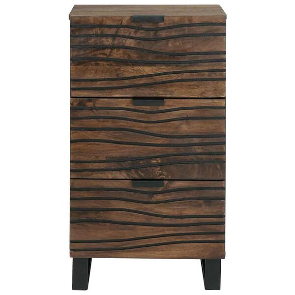 vidaXL Sideboard with Drawer Brown 40 x 33 x 75 cm Solid mango wood