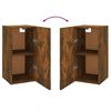 vidaXL 7 Piece TV Cabinet Set Smoked Oak Engineered Wood