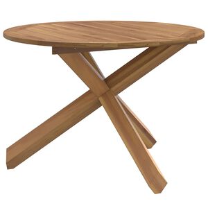 vidaXL Garden Table &Oslash;109x74 cm Solid Wood Teak
