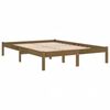 vidaXL Bed Frame without Mattress Honey Brown 200x200 cm Solid Wood