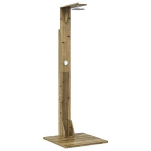 vidaXL Outdoor Shower 214.5 cm Natural