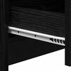 vidaXL Bedside Cabinet Black Oak 38 x 34 x 61 cm Engineered wood