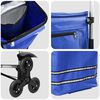 vidaXL Shopping Trolley Folding Blue 47 x 39 x 100.5 cm Oxford fabric