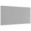 vidaXL Kitchen Backsplash Light Grey 120 x 60 cm Tempered Glass