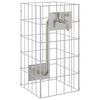 vidaXL Gabion Faucet Silver 26 x 25 x 50 cm Stainless Steel