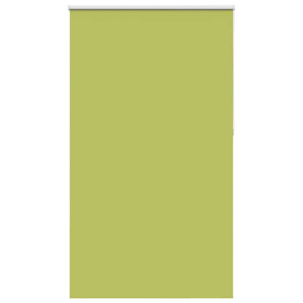 vidaXL Roller Blind Blackout Leaves Green 135x230 cm Fabric Width 131.6 cm Polyester