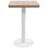 vidaXL Bistro Table Light Brown 50x50 cm MDF