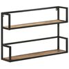 vidaXL Wall Shelf 80x20x60 cm Rough Mango Wood