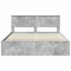 vidaXL Bed Frame with Headboard Concerte 160 x 200 cm Solid Pine Wood