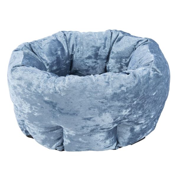 Scruffs Pet Bed Velvet Blue