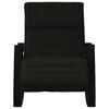 vidaXL Rocking Chair Black Fabric