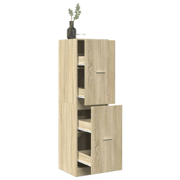 vidaXL Apothecary Cabinet&nbsp;Sonoma Oak 40x41x144.5 cm Engineered Wood