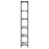 vidaXL Bookcase 6-Tier Grey Sonoma 80x30x188 cm Engineered Wood