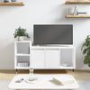 vidaXL TV Cabinet White 100x35x55 cm Engineered Wood