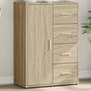 vidaXL Sideboard Sonoma Oak 60x31x84 cm Engineered Wood