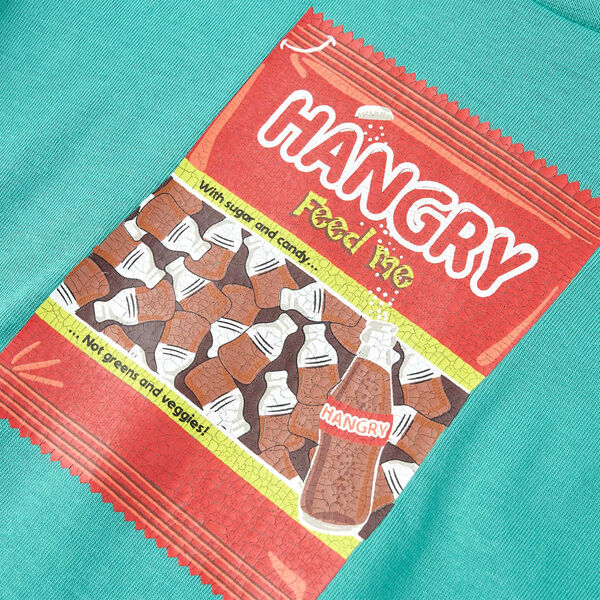 Kids' T-shirt with Short Sleeves Dark Mint 128