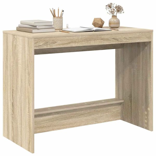 vidaXL Bed Desk Sonoma Oak 100 x 45 x 75 cm Engineered Wood