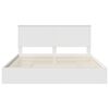 vidaXL Storage Bed with Headboard White 180 x 200 cm Engineered Wood