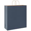 vidaXL Paper Bags 250 pcs with Handles Blue 45x17x48 cm