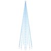 vidaXL Christmas Tree on Flagpole Blue 310 LEDs 300 cm