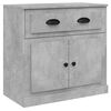 vidaXL Sideboards 3 pcs Concrete Grey Engineered Wood