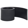 vidaXL Rubber Edge for Snow Plow Black 200x15x1 cm