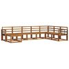 vidaXL Outdoor Sofa Set 8 pcs Natural Solid Acacia Wood
