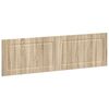 vidaXL Wall-Mounted Headboard UTRECHT Sonoma Oak Engineered Wood