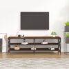 vidaXL TV Cabinet Brown Oak 160x40x50 cm Engineered Wood