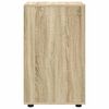 vidaXL Storage Cabinet Sonoma Oak 40 x 48 x 81 cm Engineered Wood