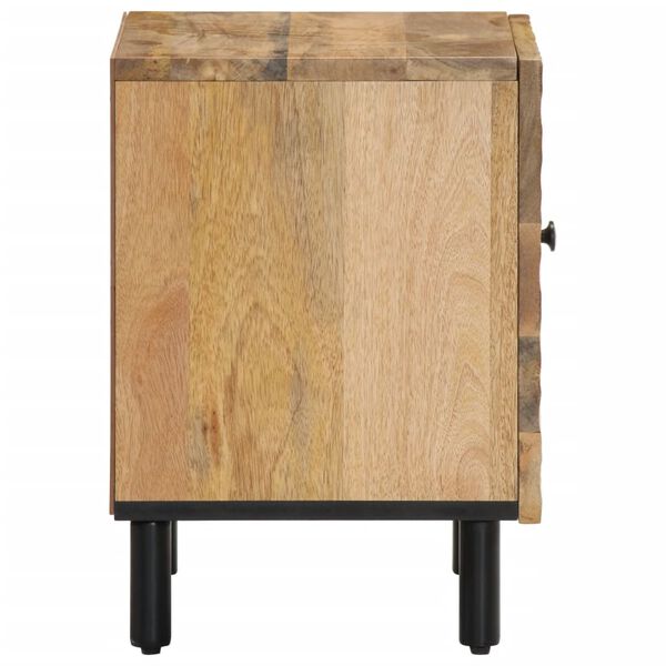 vidaXL Bedside Cabinet 40x33x46 cm Solid Wood Mango