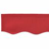 vidaXL Awning Replacement Fabric Red 380 x 195 cm Polyester