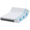 vidaXL Mattress White and Grey 140 x 190 cm Pocket Spring