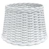 vidaXL Ceiling Lamp Shade White &Oslash;40x26 cm Wicker