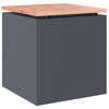 vidaXL Garden Bench Anthracite 40 x 40 x 43 cm Steel