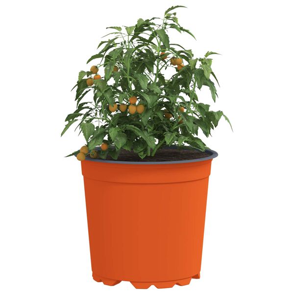 vidaXL Flower Pot 100 pcs Ceramic &Oslash; 15 x 13 cm Plastic