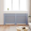 vidaXL Radiator Cover Anthracite 172x19x81.5 cm MDF