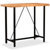 vidaXL Bar Table Solid Acacia Wood 120x60x107 cm