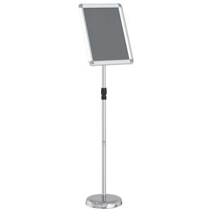 vidaXL Trade Show Displays Silver 30 x 25 x 128 cm Aluminum