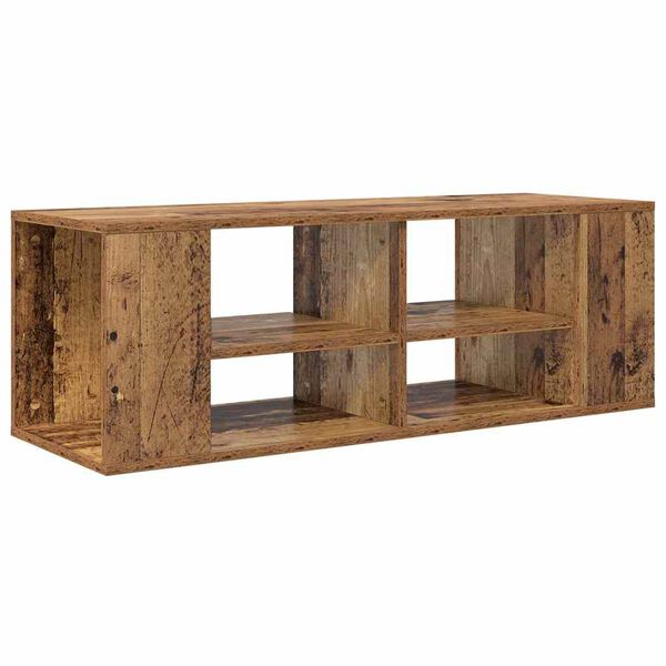 vidaXL TV Cabinet Set Old Wood 102 x 35 x 35 cm Engineered Wood