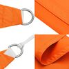 vidaXL Sunshade Sail Oxford Fabric Rectangular 2x4 m Orange