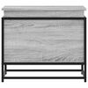 vidaXL Storage Box with Lid Grey Sonoma 60x40x51.5 cm Engineered Wood