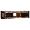 vidaXL TV Cabinet 100x30x25 cm Solid Wood Reclaimed