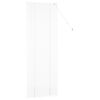 vidaXL Window Blind with Curtains Manual White Aluminium