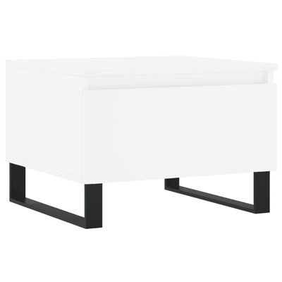 vidaXL Coffee Table White 50x46x35 cm Engineered Wood