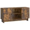 vidaXL TV Cabinet Smoked Oak 102 x 34.5 x 50 cm Engineered Wood