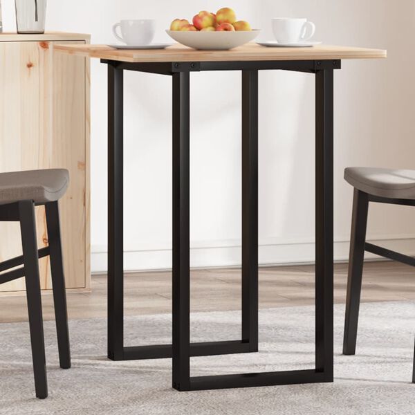 vidaXL Dining Table Legs O-Frame 40x40x73 cm Steel