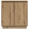 vidaXL LED Sideboard Artisan Oak 71 x 34.5 x 75 cm Engineered Wood